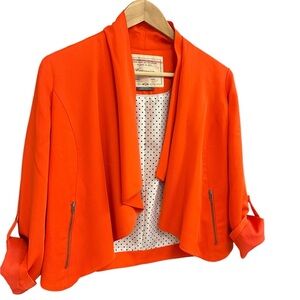 Cartonnier (Anthropologie) S Women's Orange blazer EUC